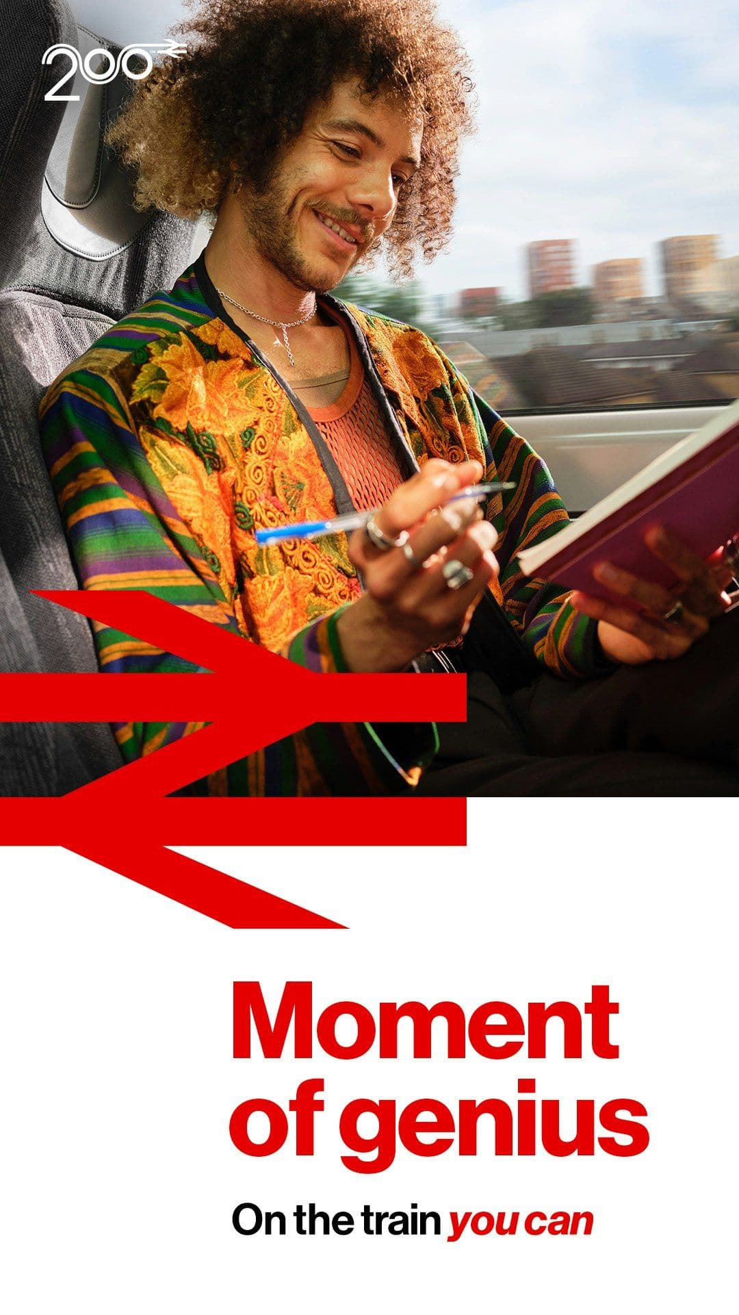 On the train you can